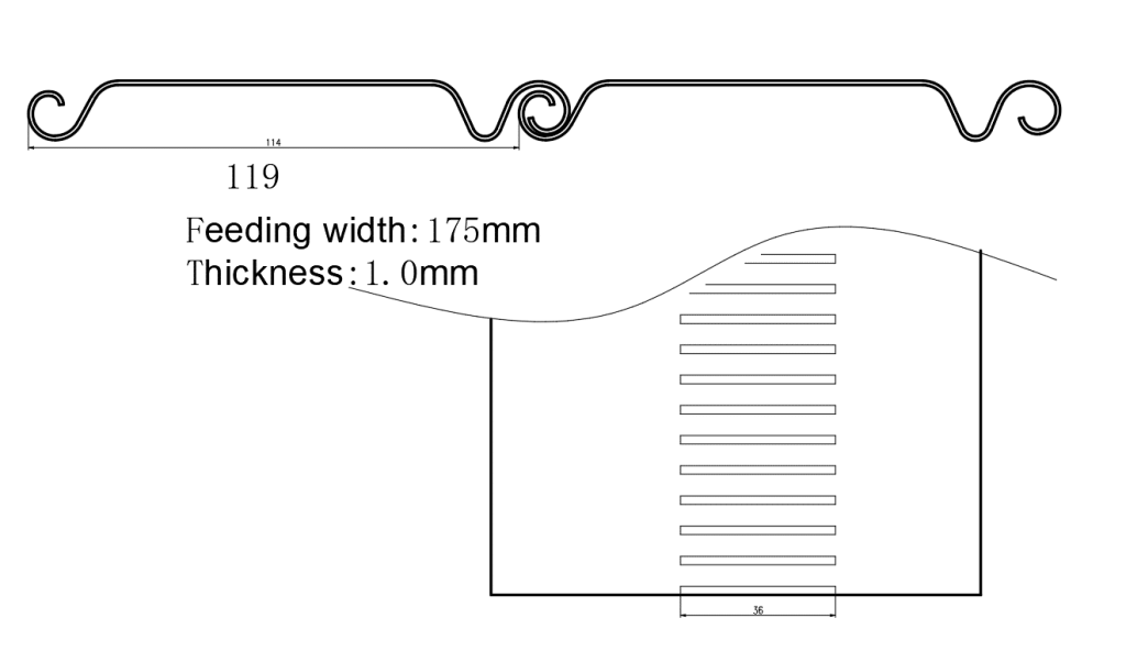 119 mm çıtalar