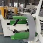 máquina de formação de rolos com borda de gotejamento