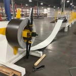 metal fascia board roll former feeder