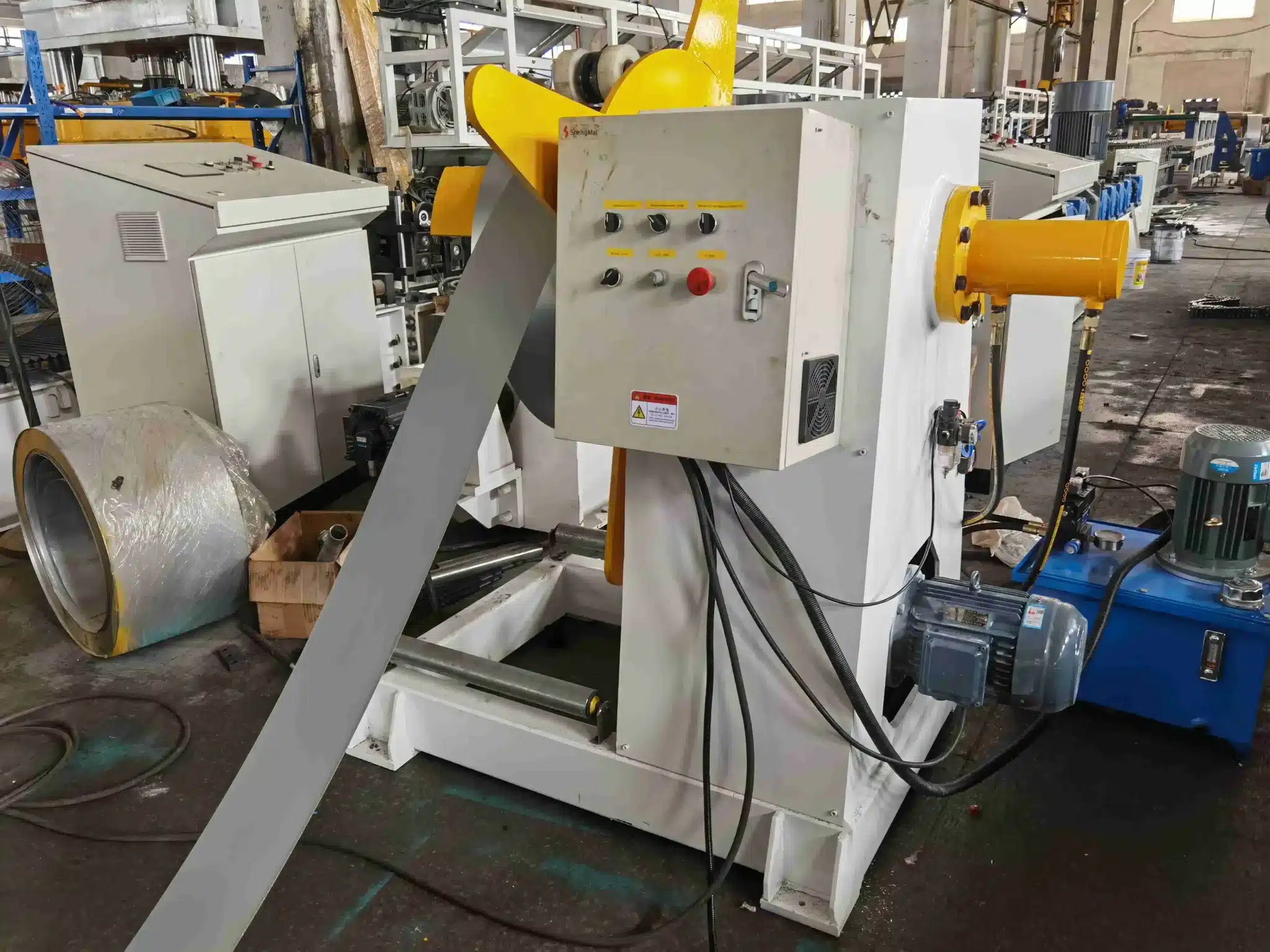 kepenk çıtaları makinesi rulo açıcı