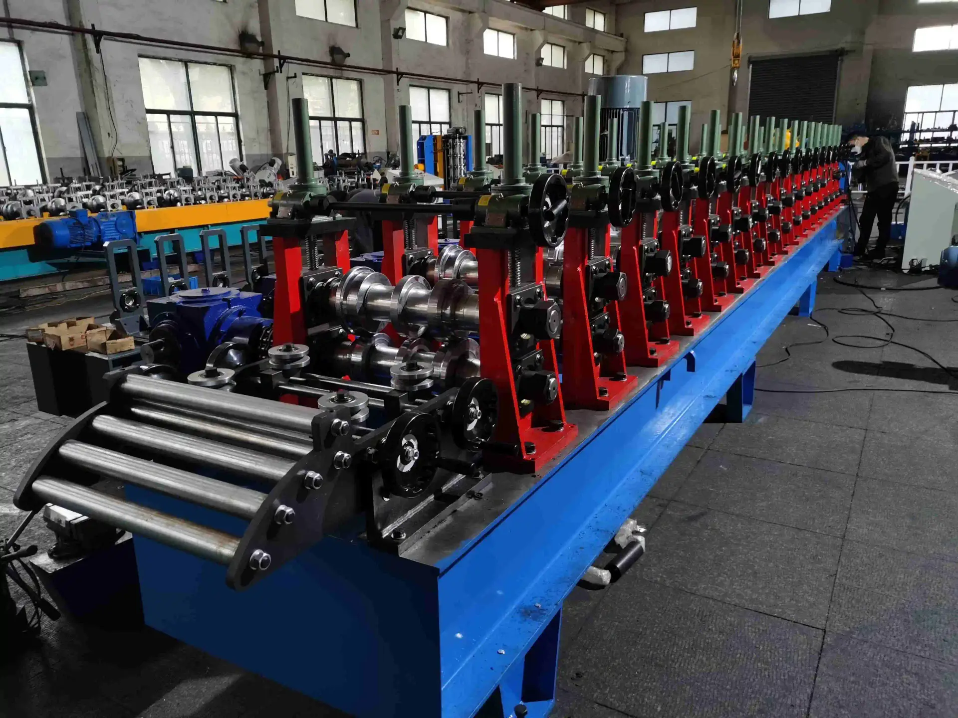 scaffold plank roll forming machine feeder