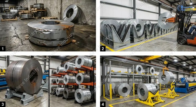 roll forming coil storage and handling best practices 7 rack systems to prevent damage